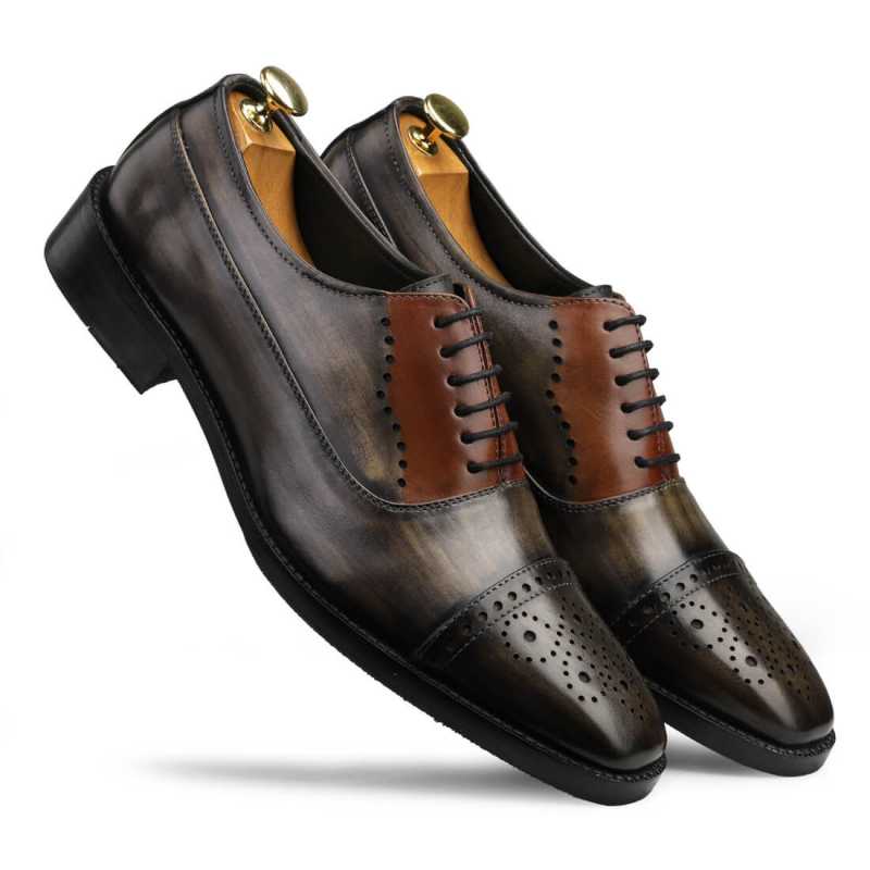 Marvin Medallion Captoe Oxfords - Ready to Ship in Available Sizes