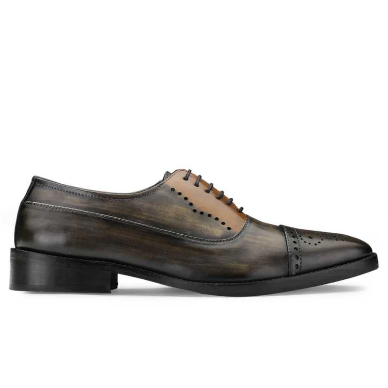 Marvin Medallion Captoe Oxfords - Ready to Ship in Available Sizes
