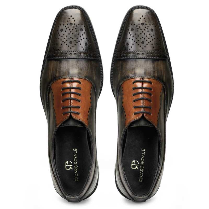 Marvin Medallion Captoe Oxfords - Ready to Ship in Available Sizes