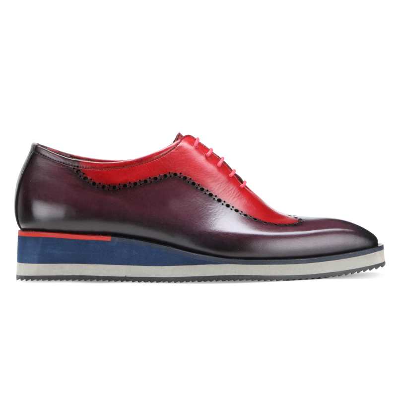 Saxton AirFlexLite Oxford Shoes - Red Purple