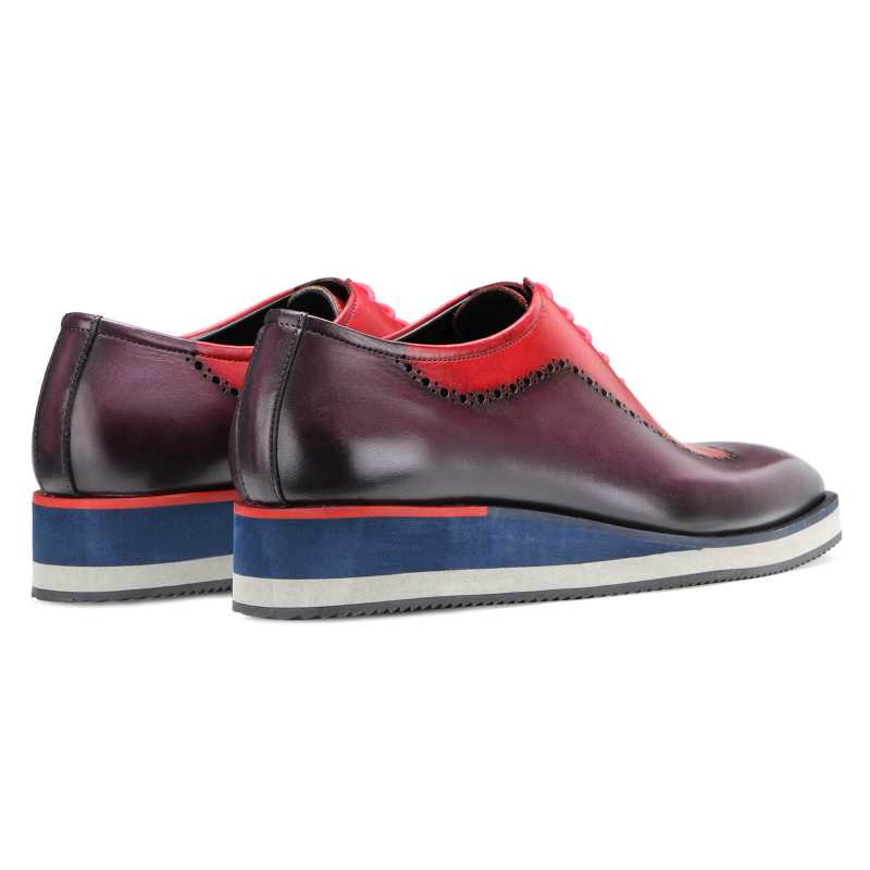 Saxton AirFlexLite Oxford Shoes - Red Purple