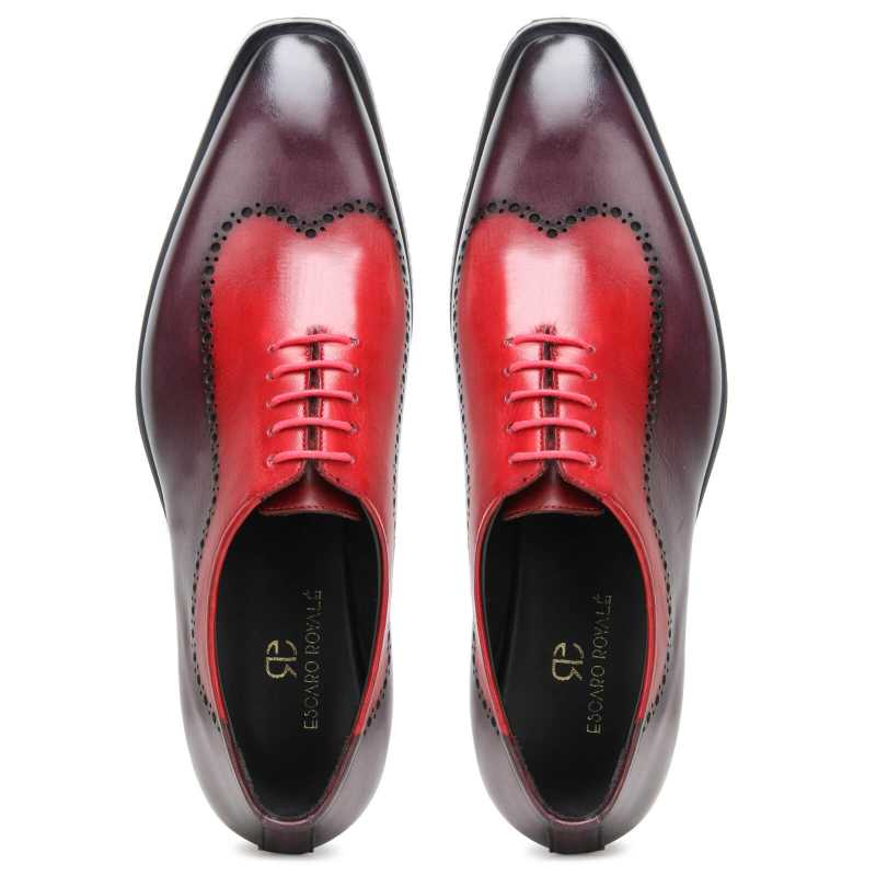 Saxton AirFlexLite Oxford Shoes - Red Purple