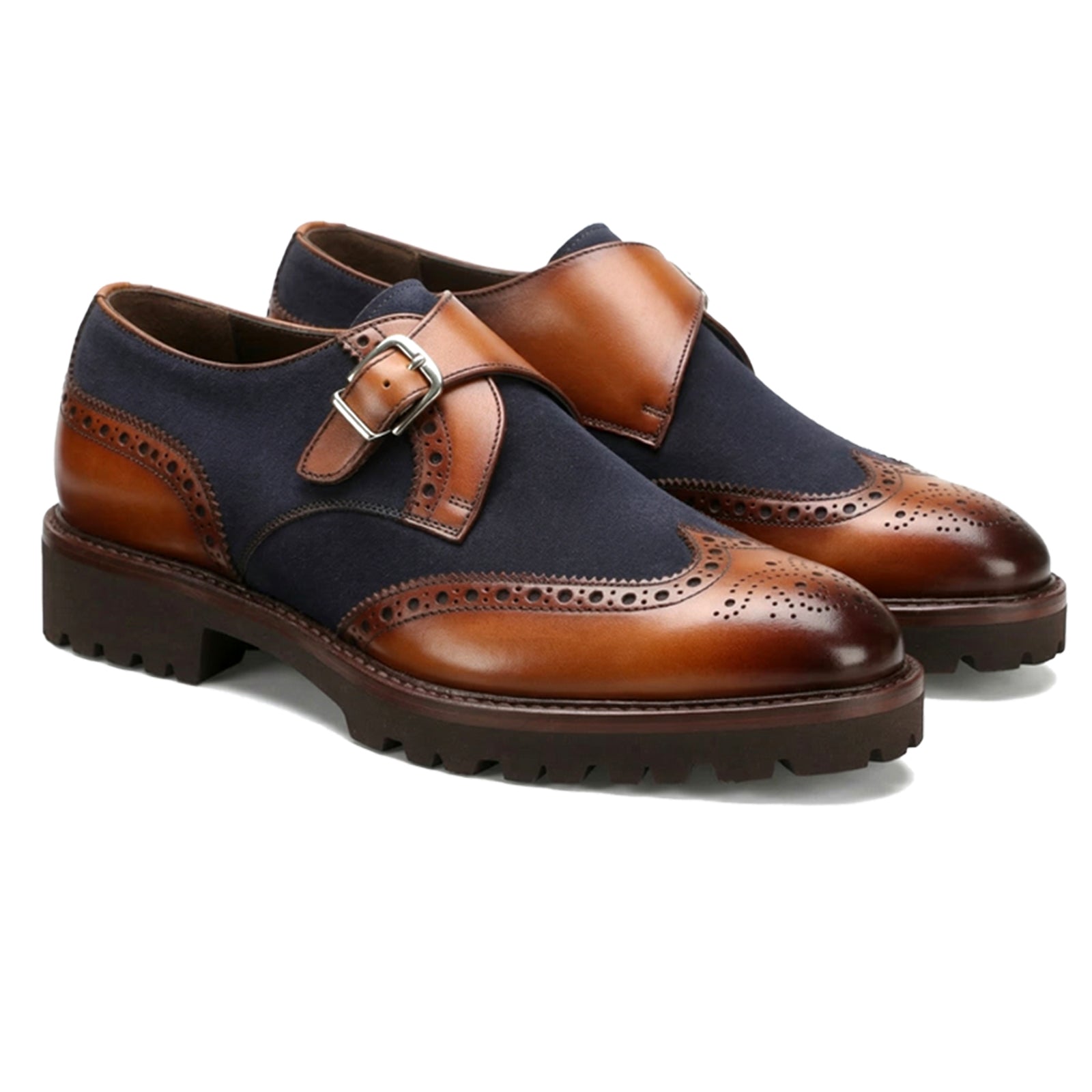 Leon Monks in Tan-Blue