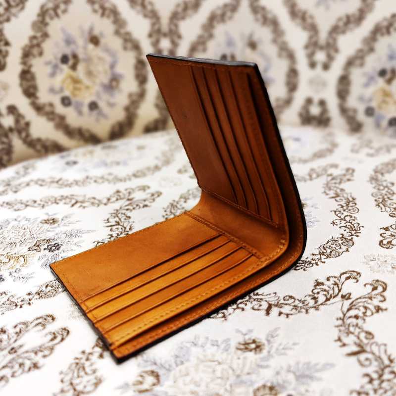 The Fiore Hand-Tooled Leather Bi-Fold Wallet