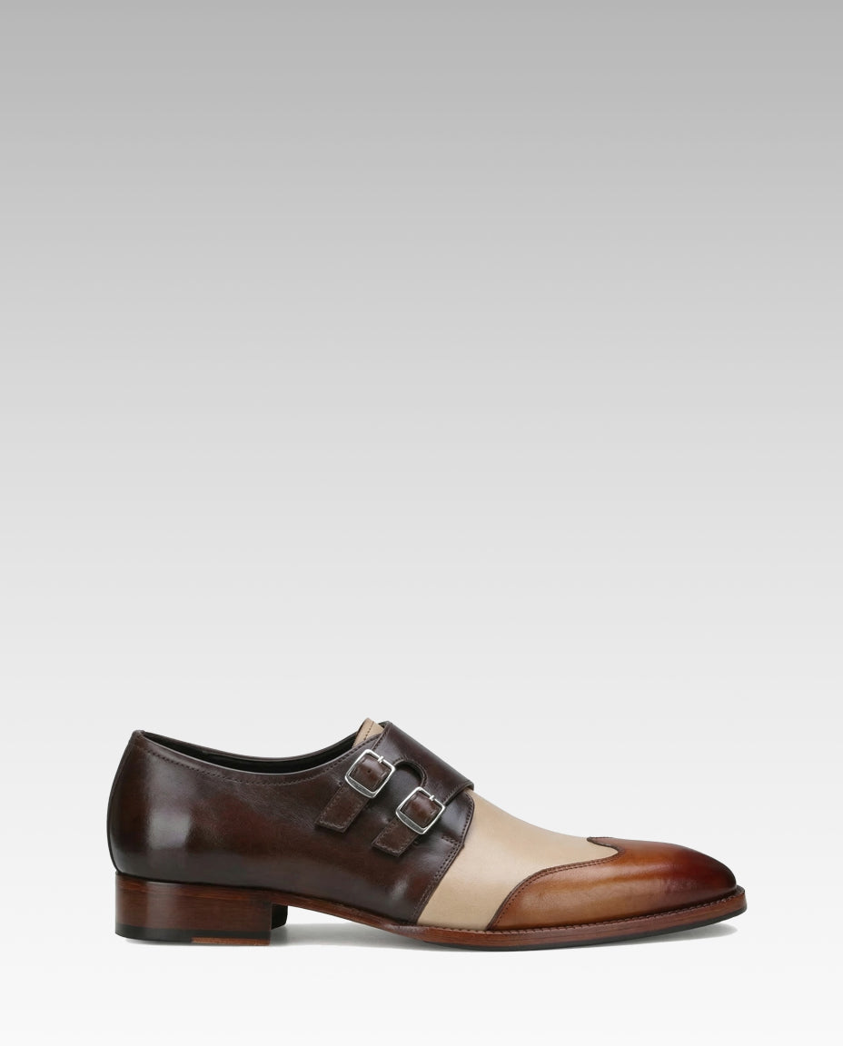 Escaro Royale Modevo Designer Double Monk in Brown