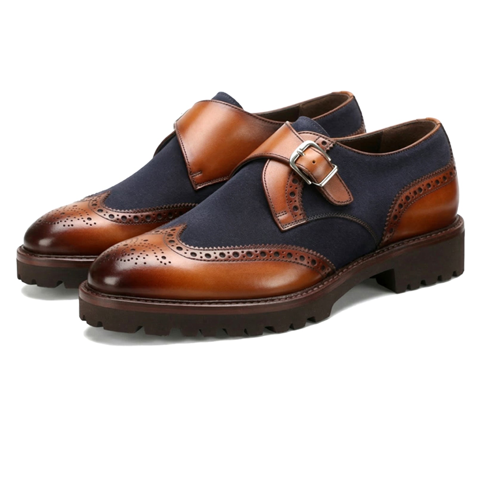 Leon Monks in Tan-Blue