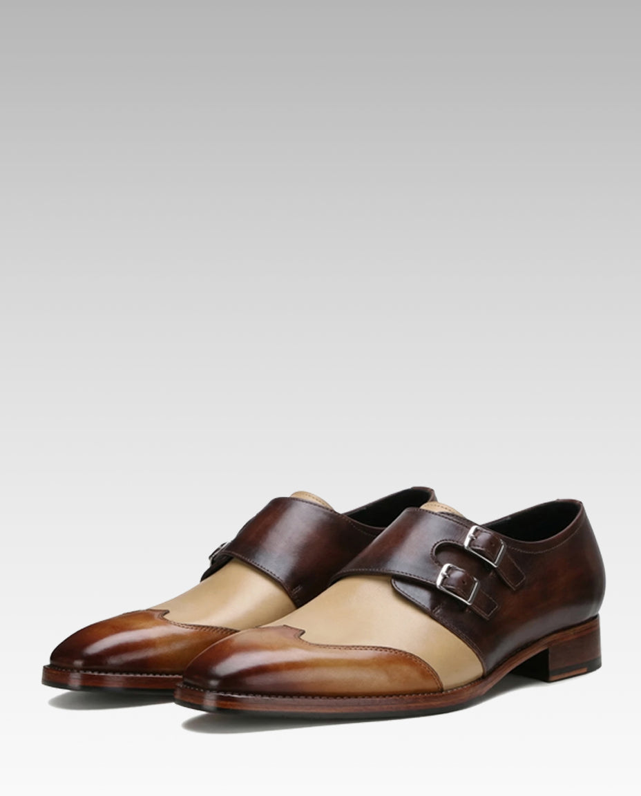 Escaro Royale Modevo Designer Double Monk in Brown