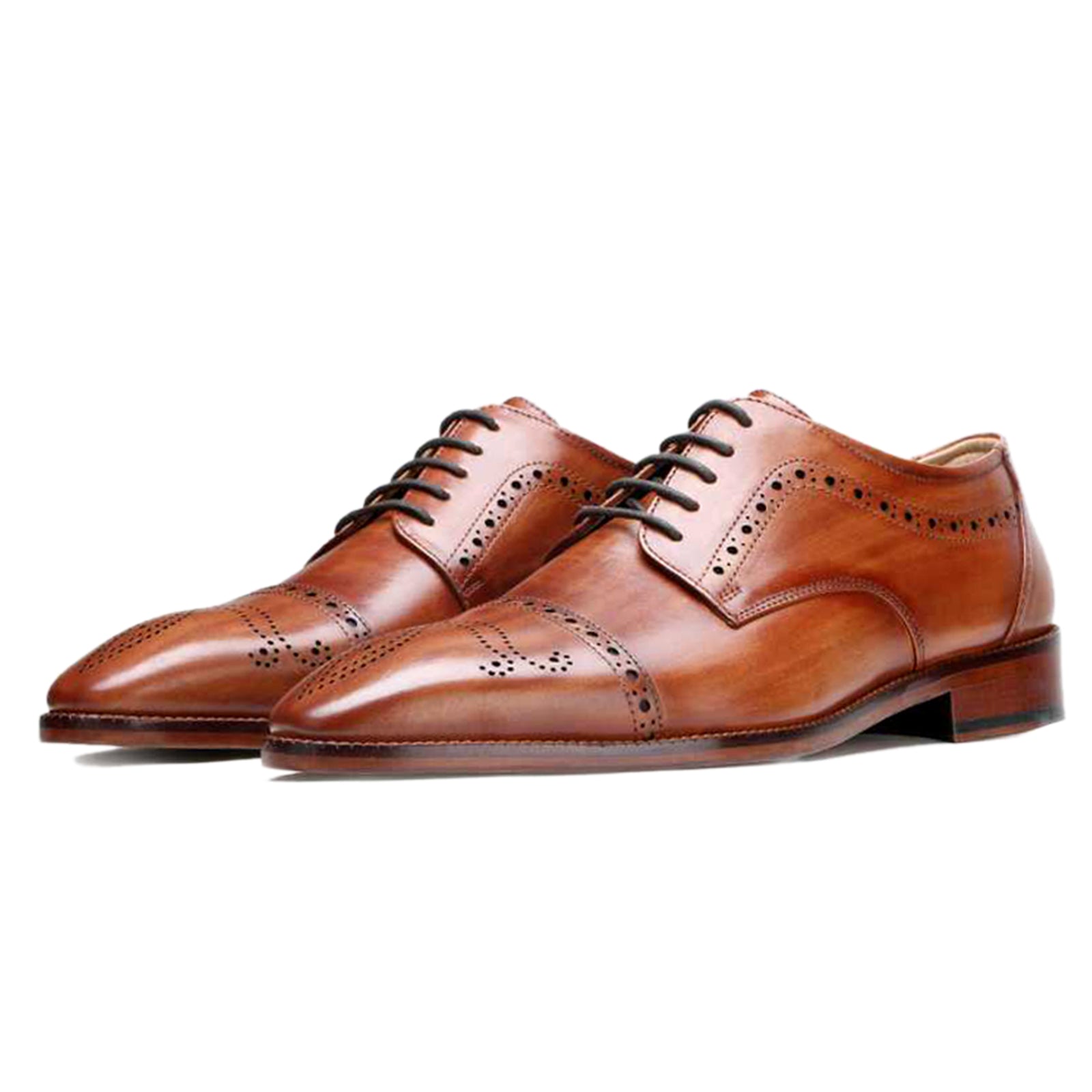 Brown Designer Derby Shoes