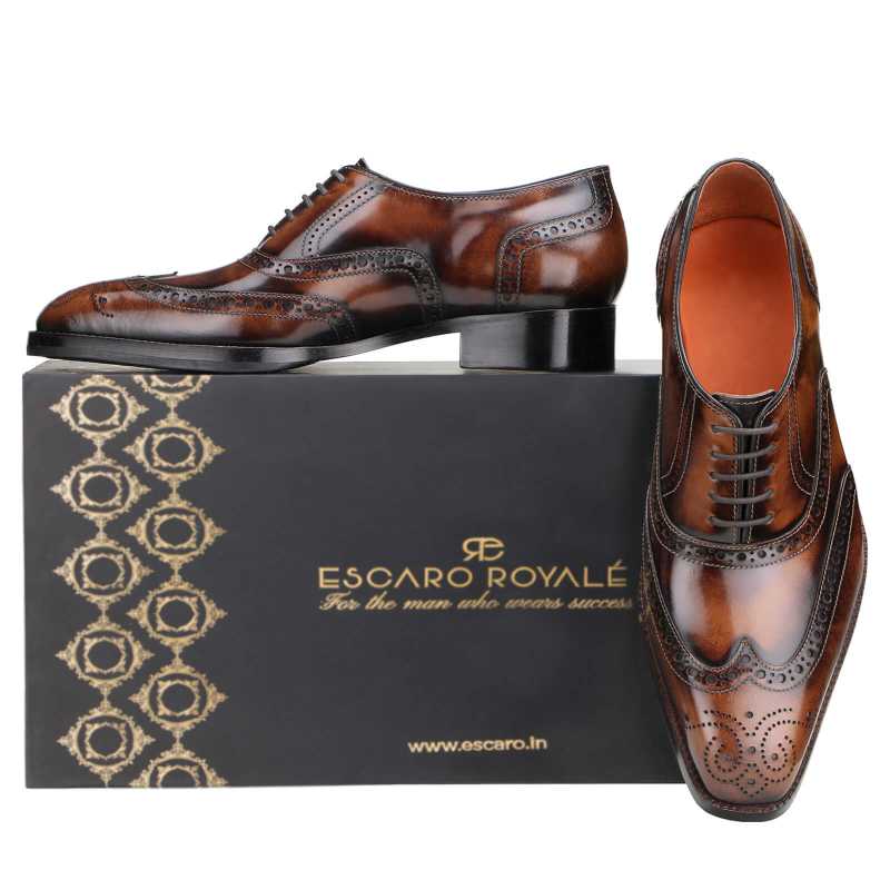 Windsor Oxfords in Chocolate Brown