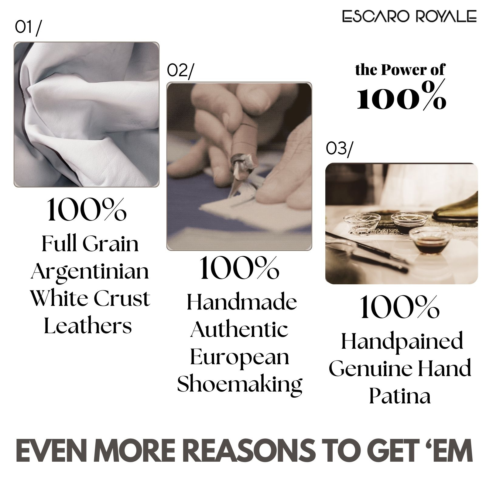 Escaro Royale Goodyear Welted Francis Knight Boots