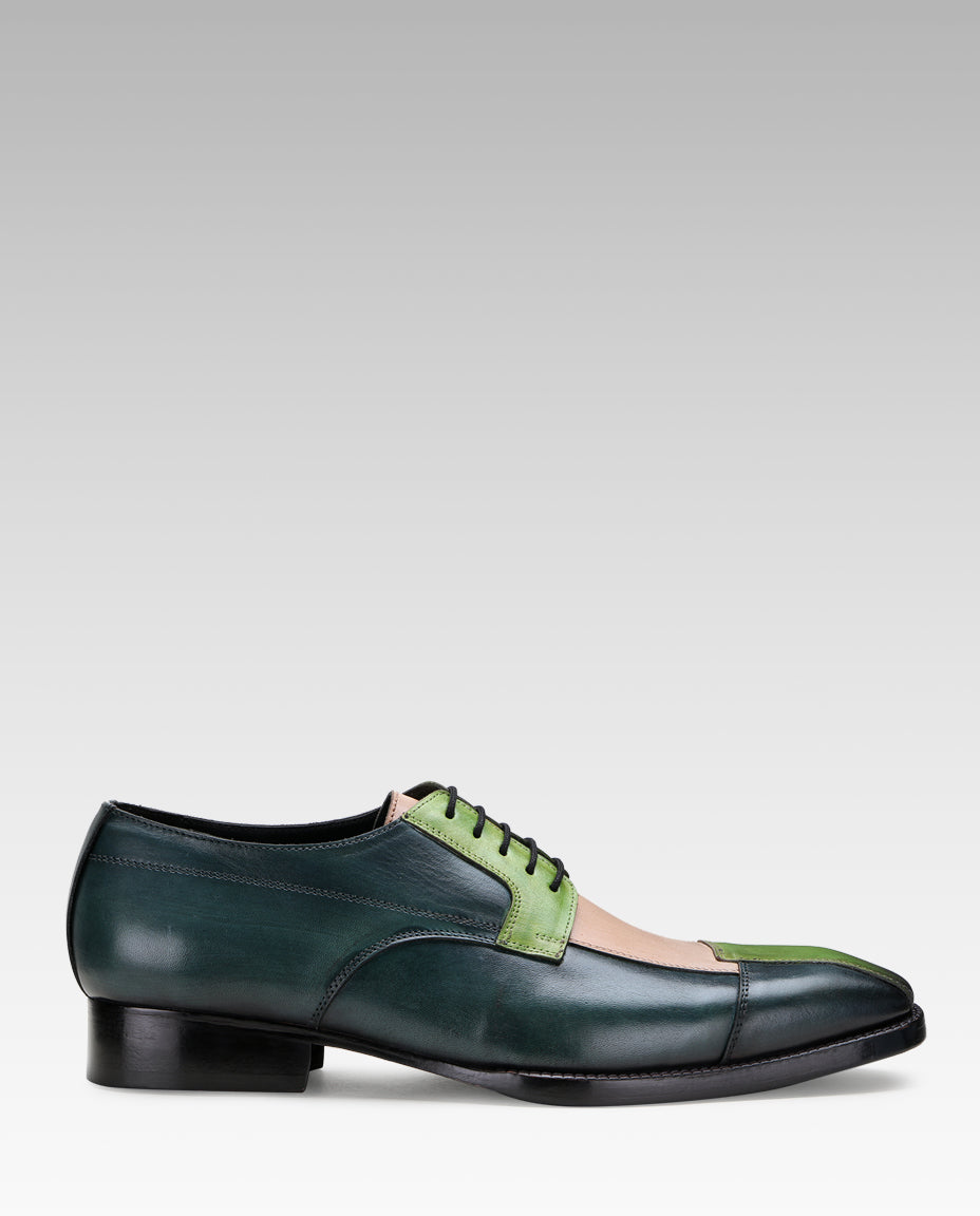 Escaro Royale Evokes Derby Shoes in Green