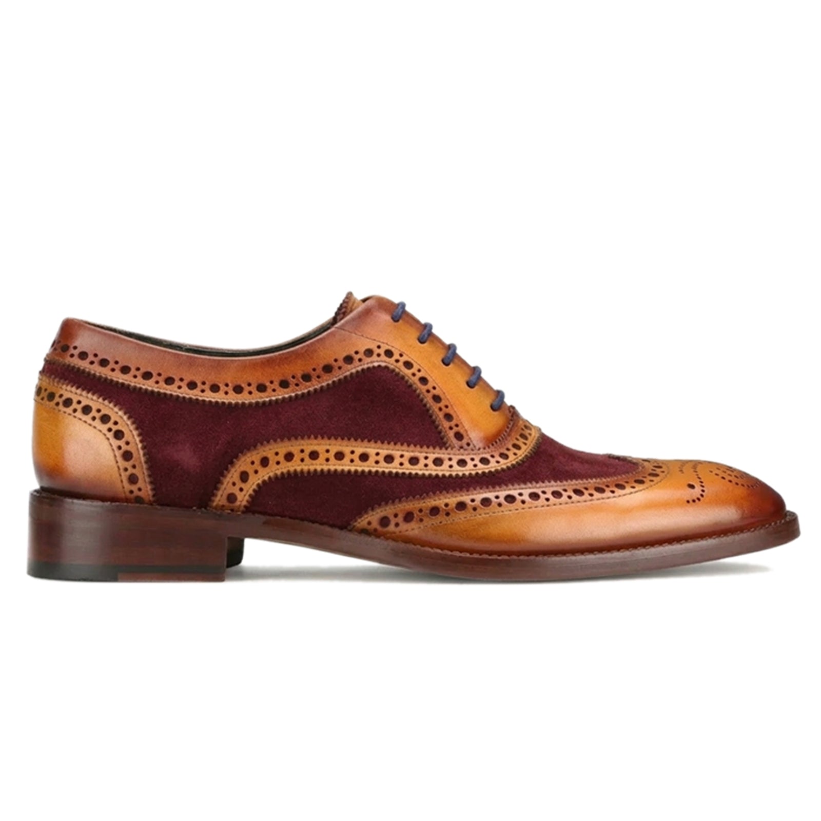 TanRed Wingtip London Brogues