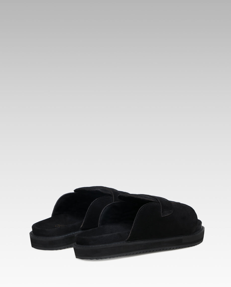 Milano Penny Sliders in Black