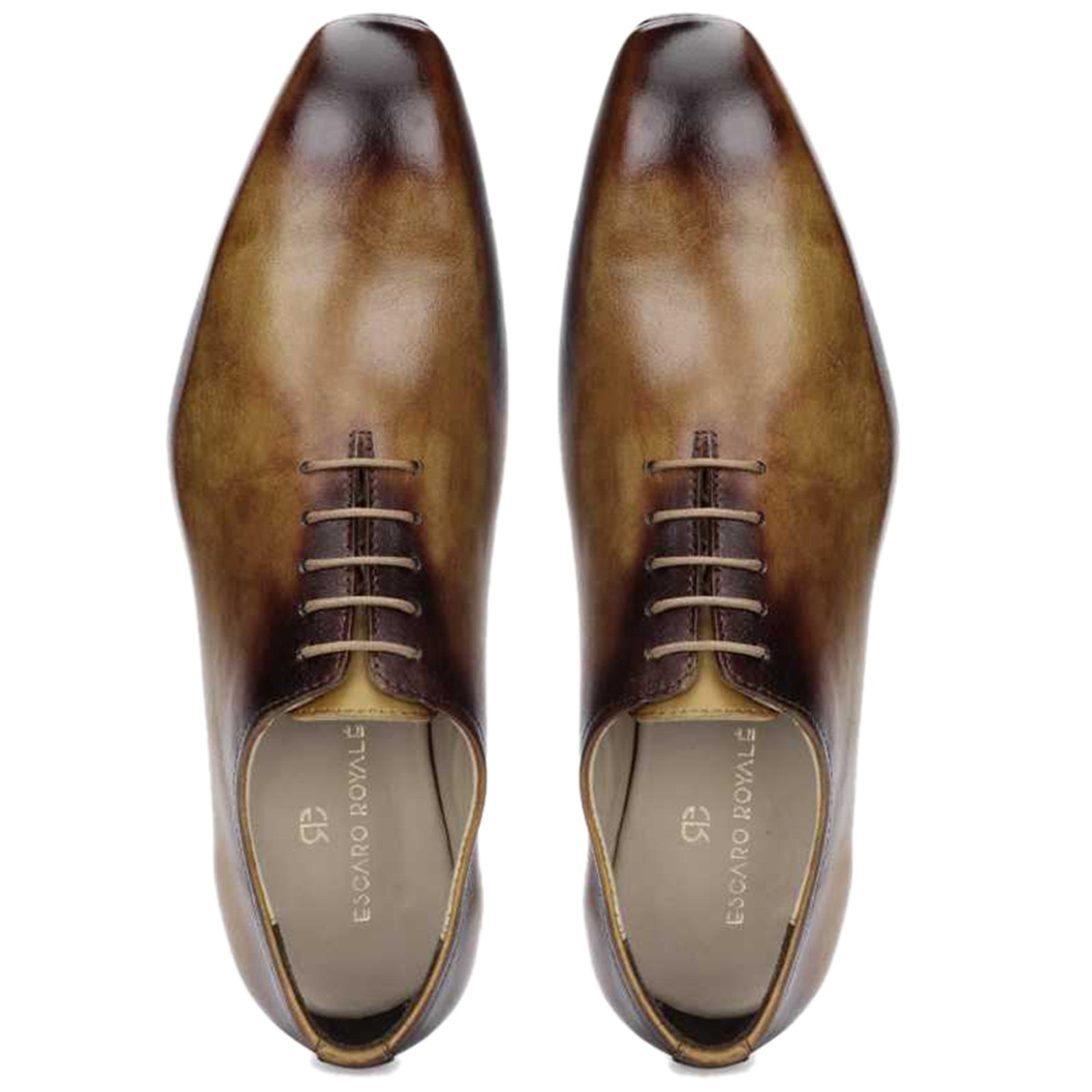 The Leonardo Wholecut Oxford In Tan