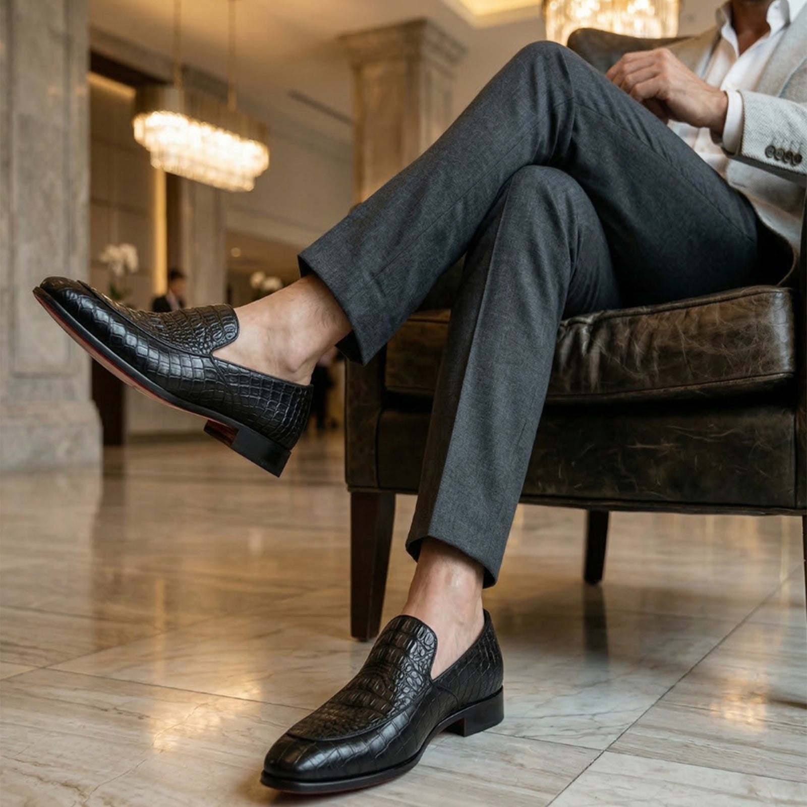 The Georgetown Loafers in Black