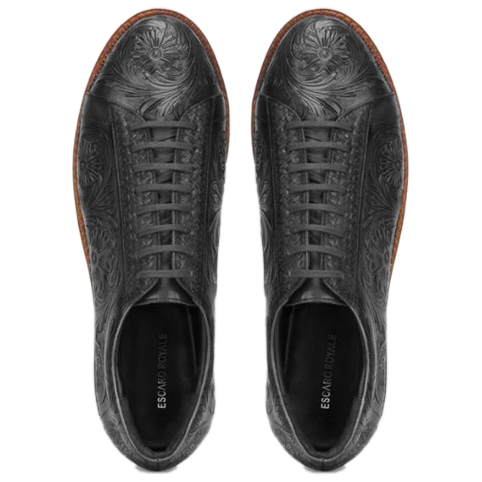 Strumento Handtooled Derby in Black