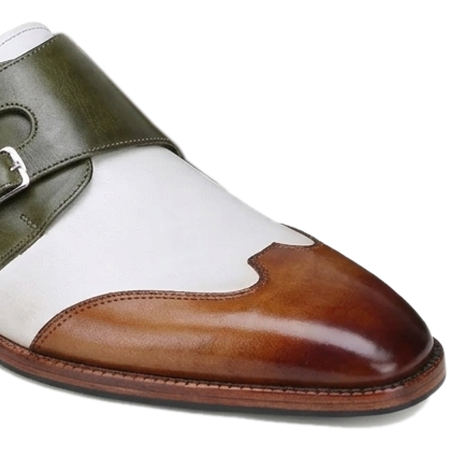 Escaro Royale Modevo Designer Double Monk in Olive