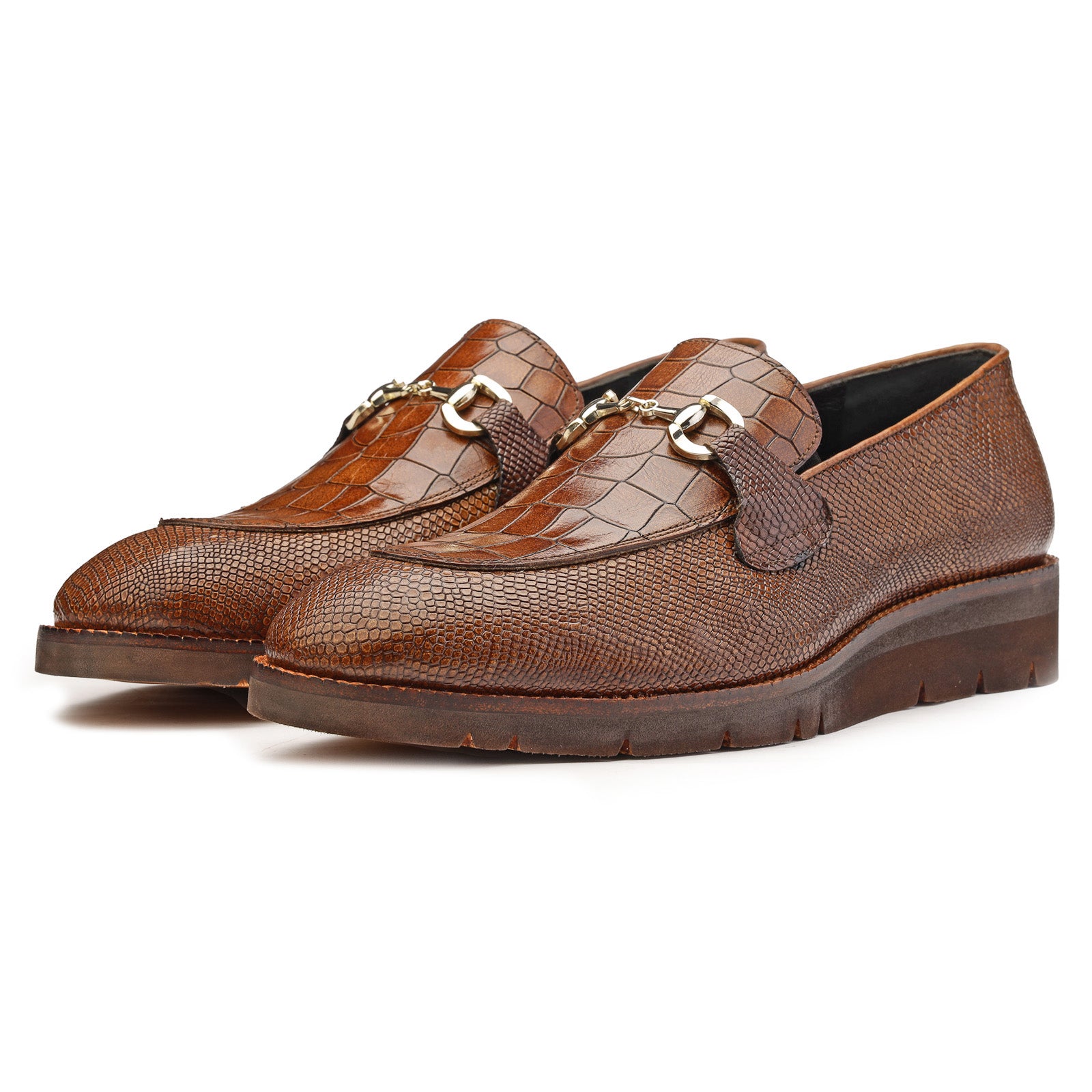 Marx AirFlexLite Horsebit Loafers in Brown - Ready to Ship in Available Sizes