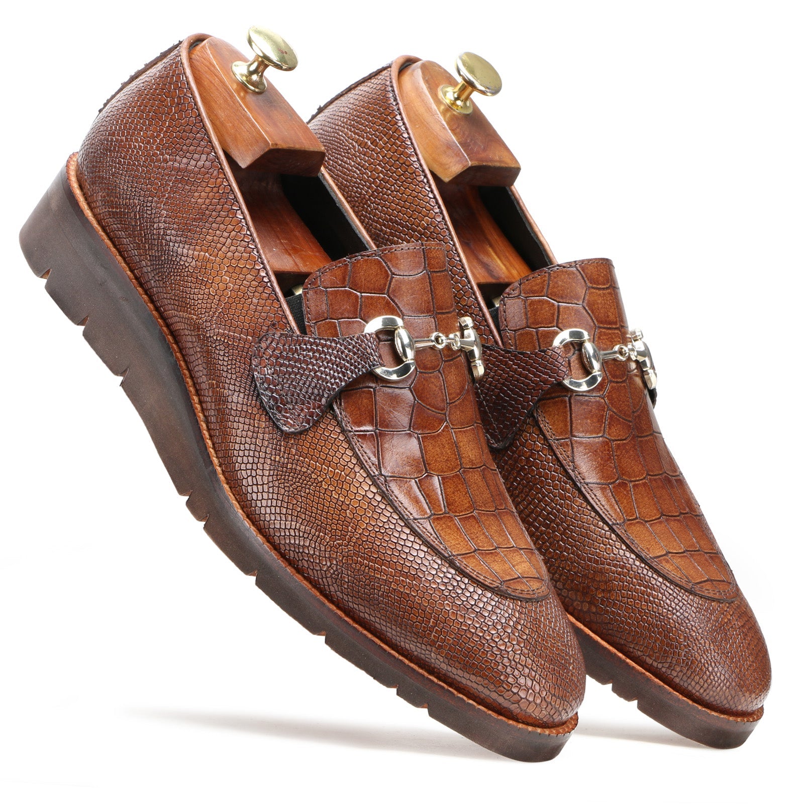 Marx AirFlexLite Horsebit Loafers in Brown - Ready to Ship in Available Sizes