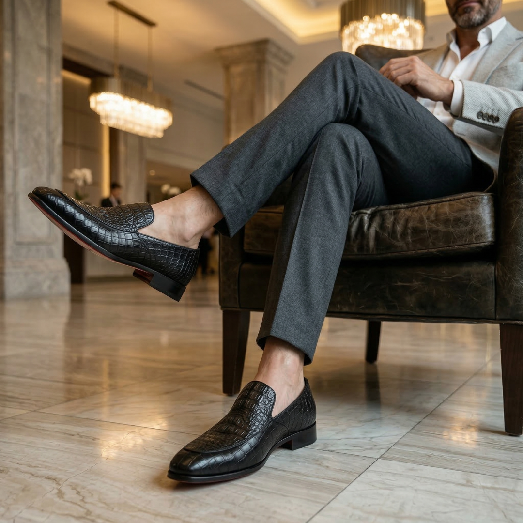 The Georgetown Loafers in Black