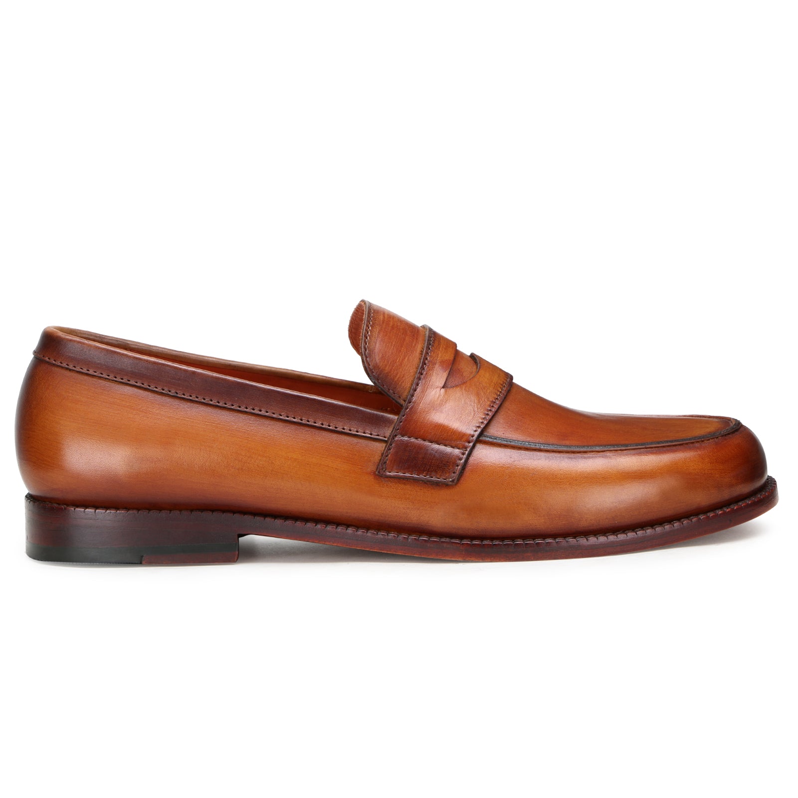 Montclair Penny Loafers in Tan