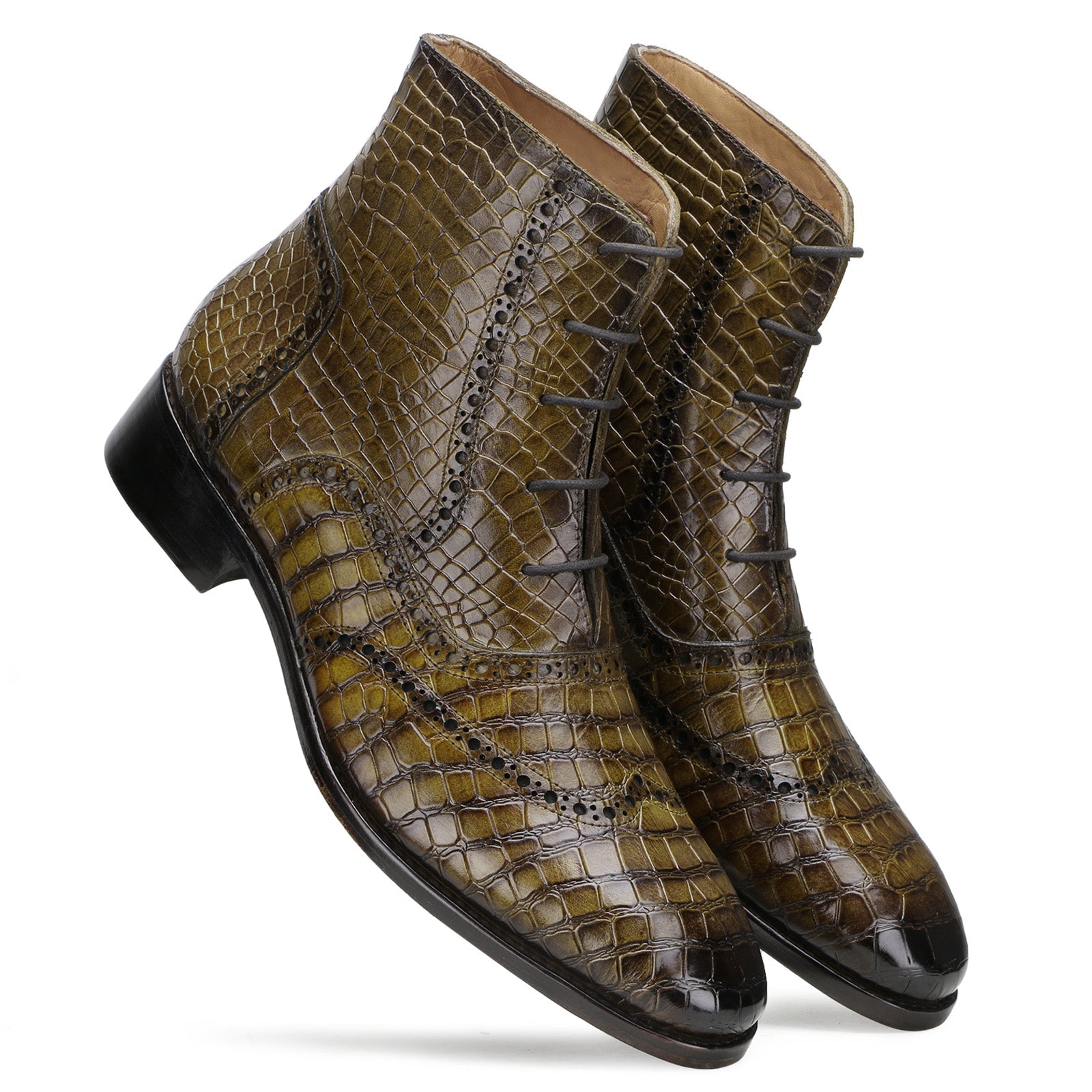 Escaro Royale Goodyear Welted Marcus Laceup Boots