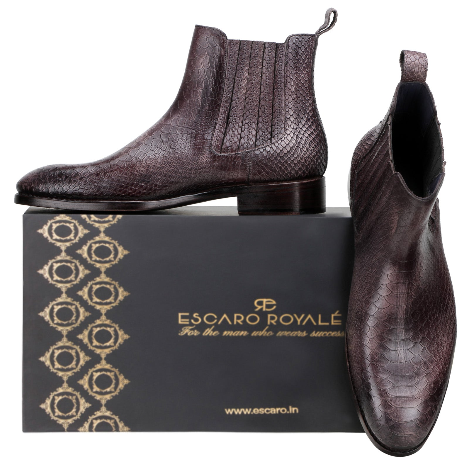 Escaro Royale Goodyear Welted Andrew Chelsea Boots