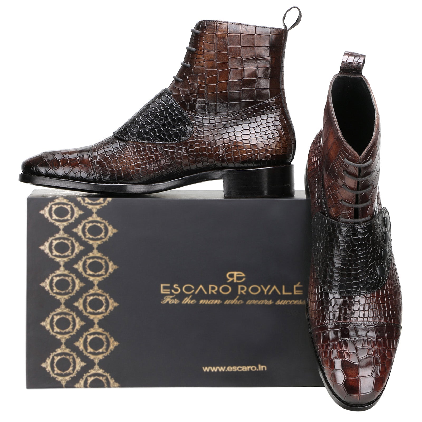 Escaro Royale Goodyear Welted Francis Knight Boots