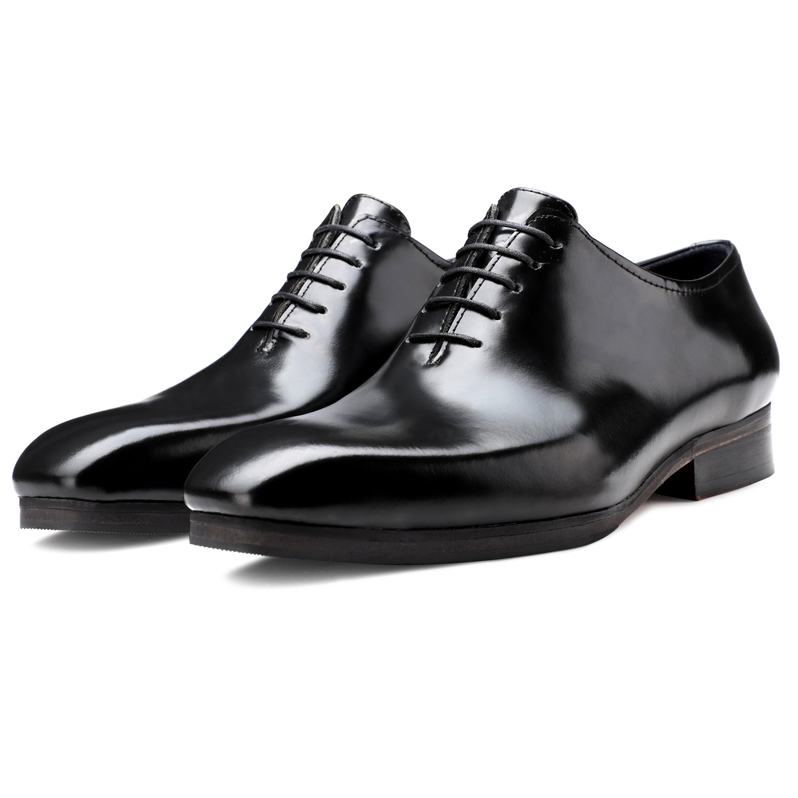 The Milan Wholecut Oxfords In Black