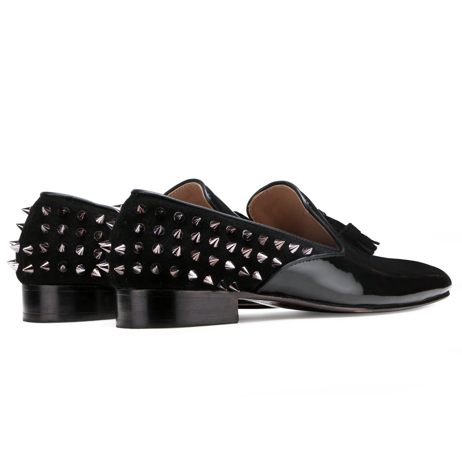 Fring Black Studded Loafers