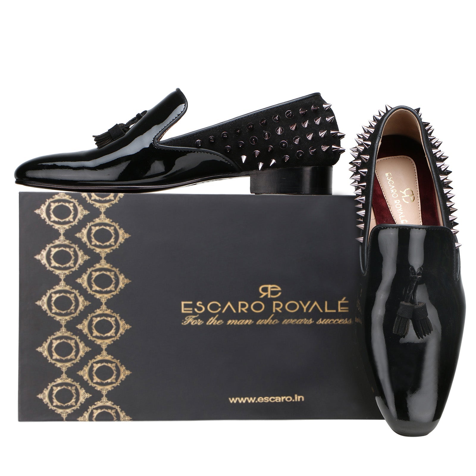 Fring Black Studded Loafers