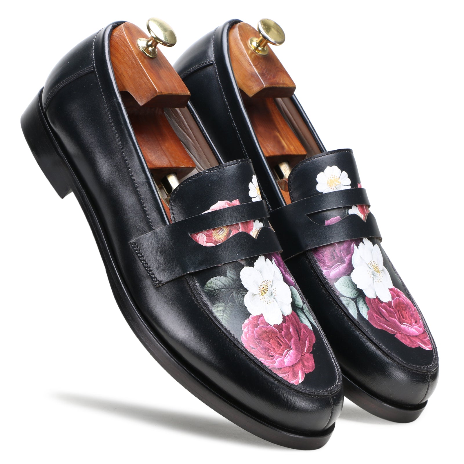 Escaro Royale Camden Craft Loafers in Black