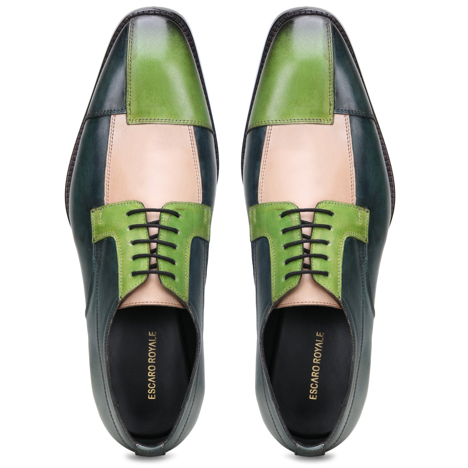 Escaro Royale Evokes Derby Shoes in Green