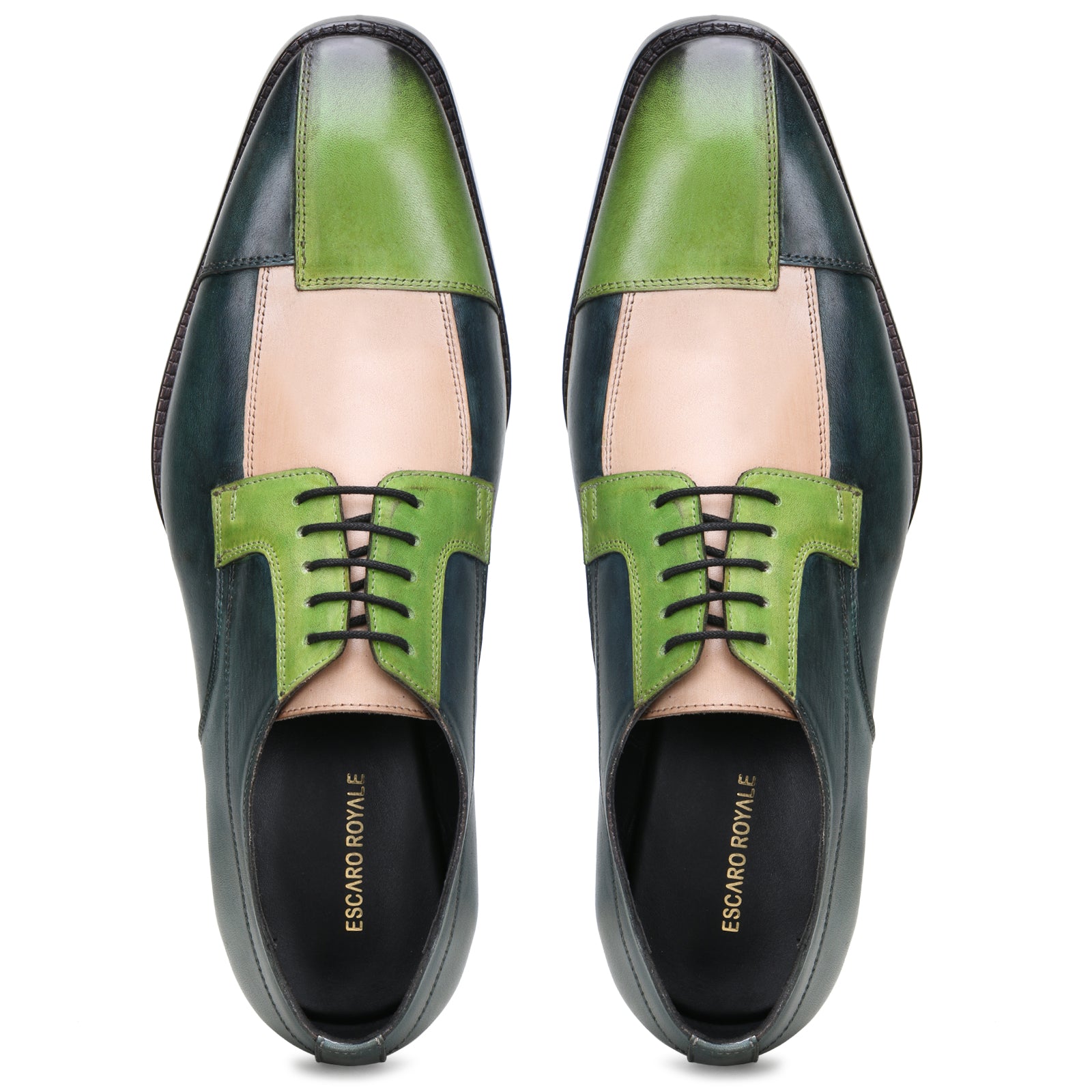 Escaro Royale Evokes Derby Shoes in Green