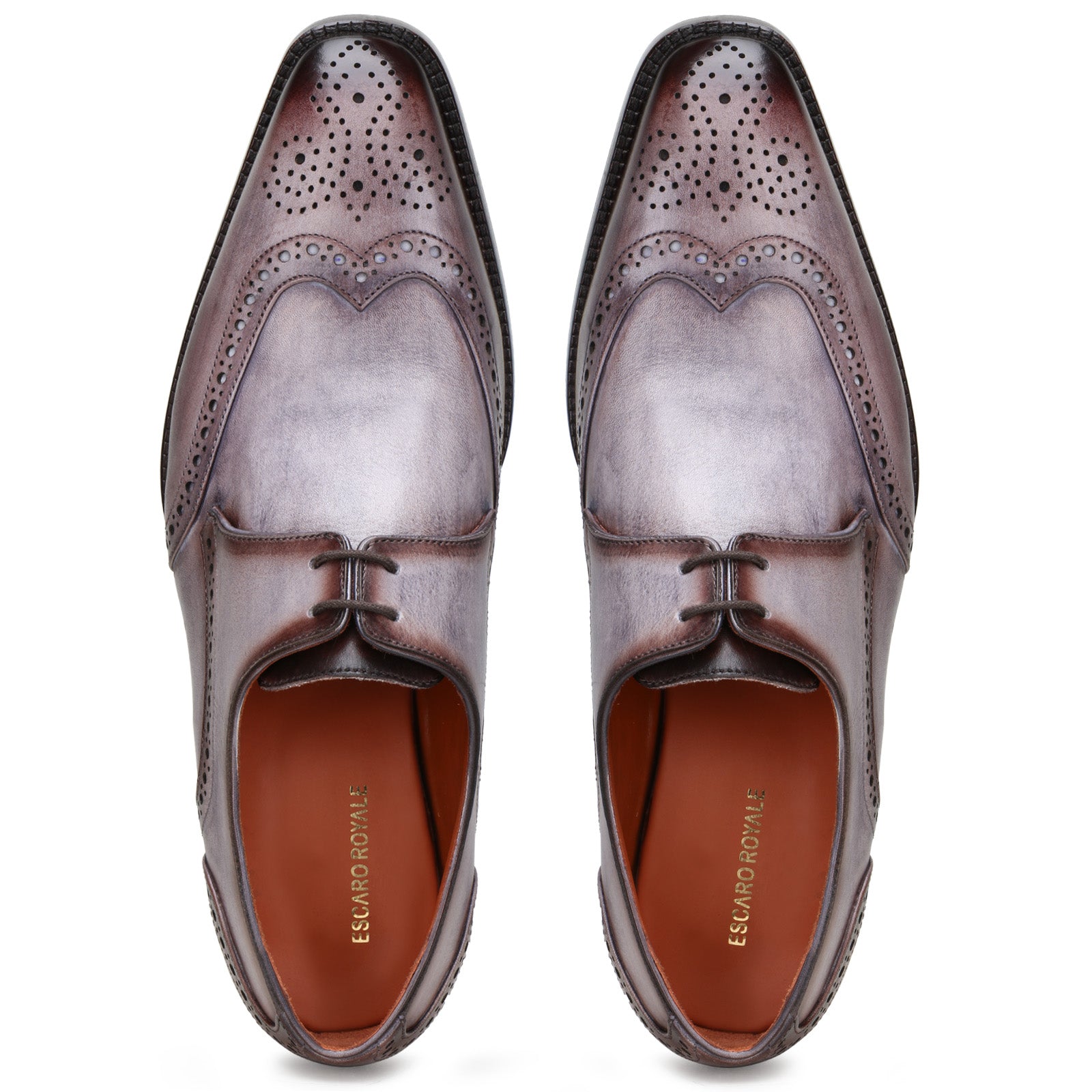 Escaro Royale Aurum Designer Derby in Gray
