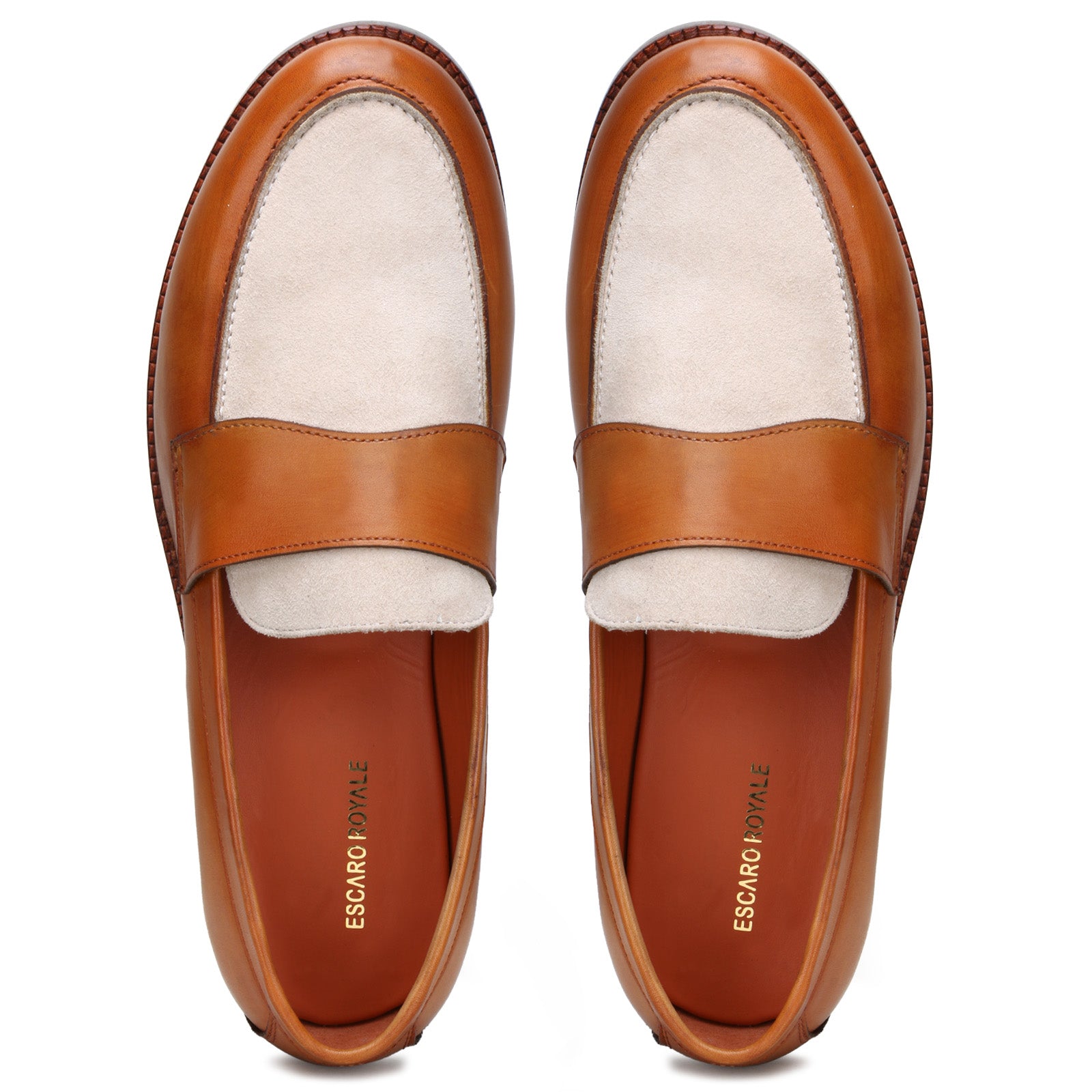 Escaro Royale Sterling Leather shoes in Beige Tan for Men
