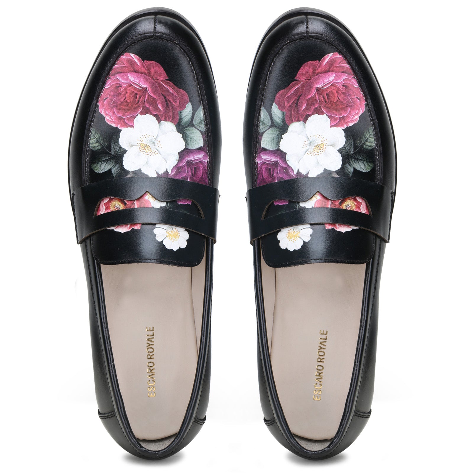 Escaro Royale Camden Craft Loafers in Black