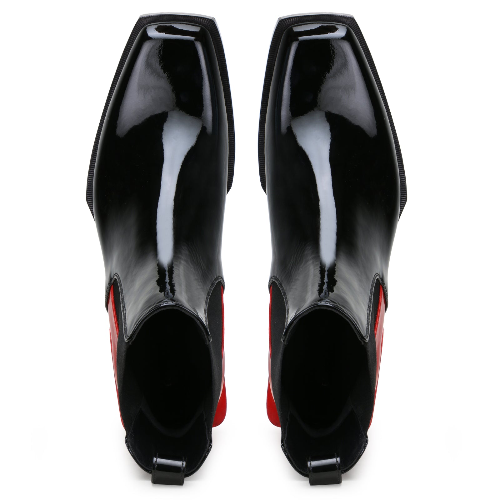 Escaro Royale Blackridge SquareToe Chelsea Boots in Black