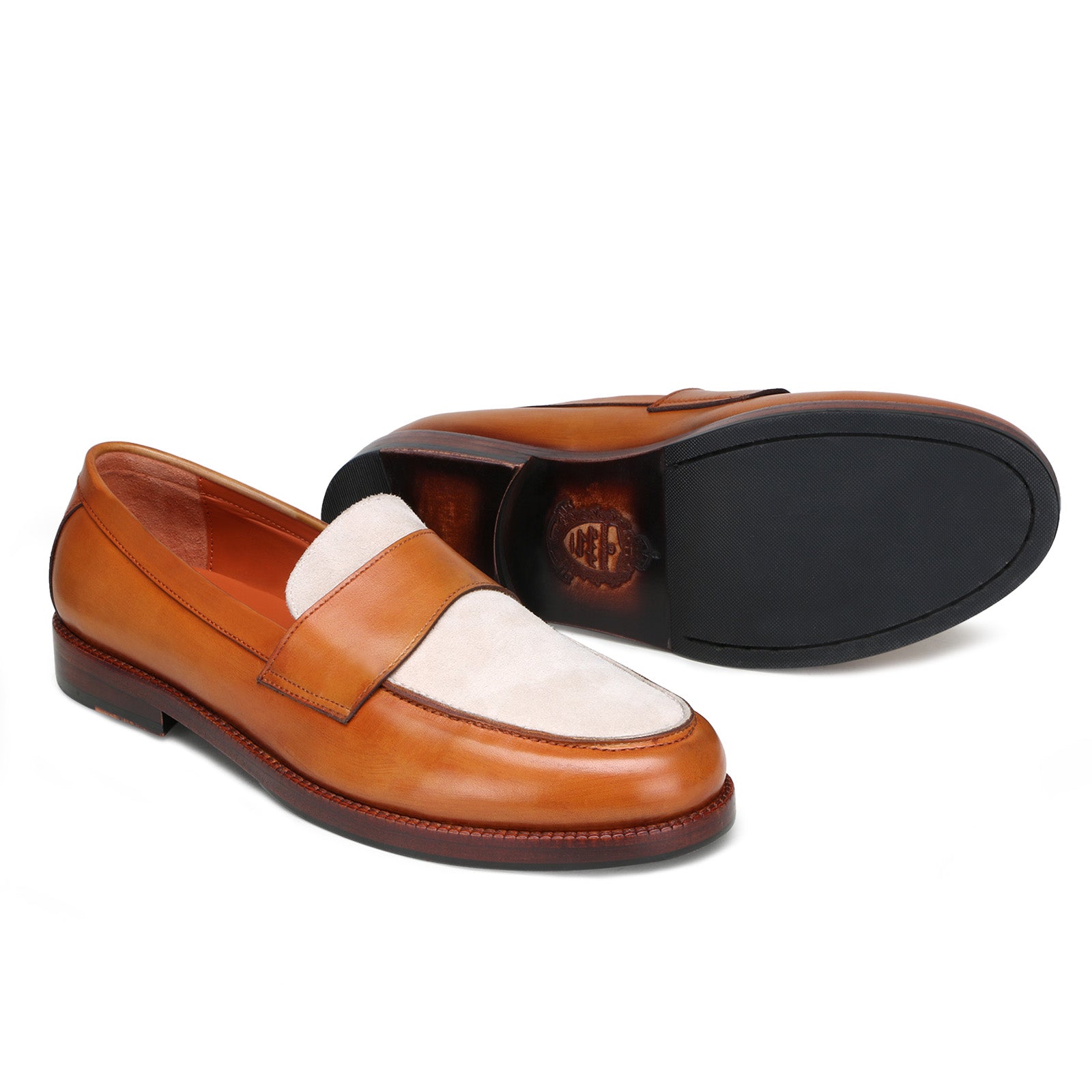 Escaro Royale Sterling Leather shoes in Beige Tan for Men