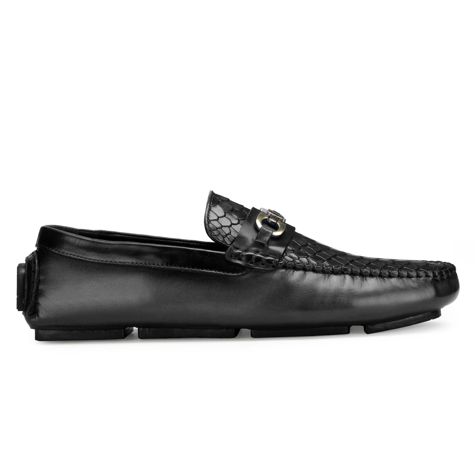 Piton Moccasins In Black