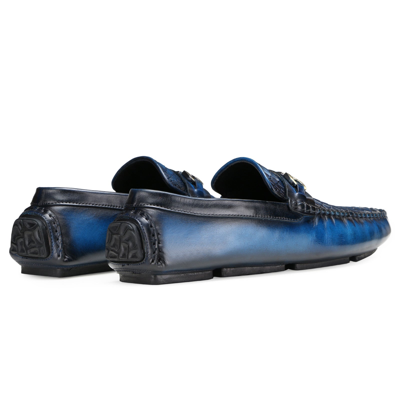 Piton Moccasins In Blue