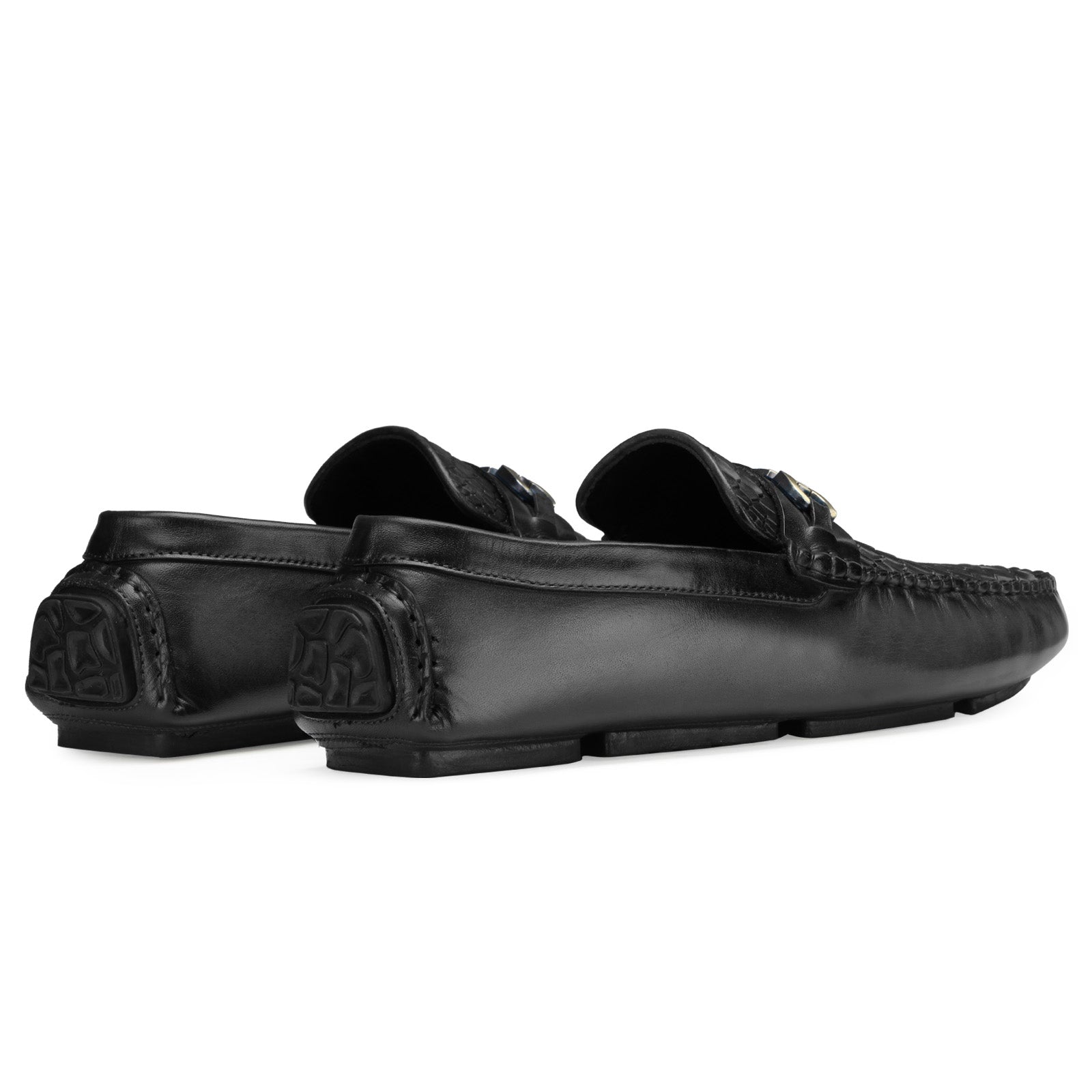 Piton Moccasins In Black