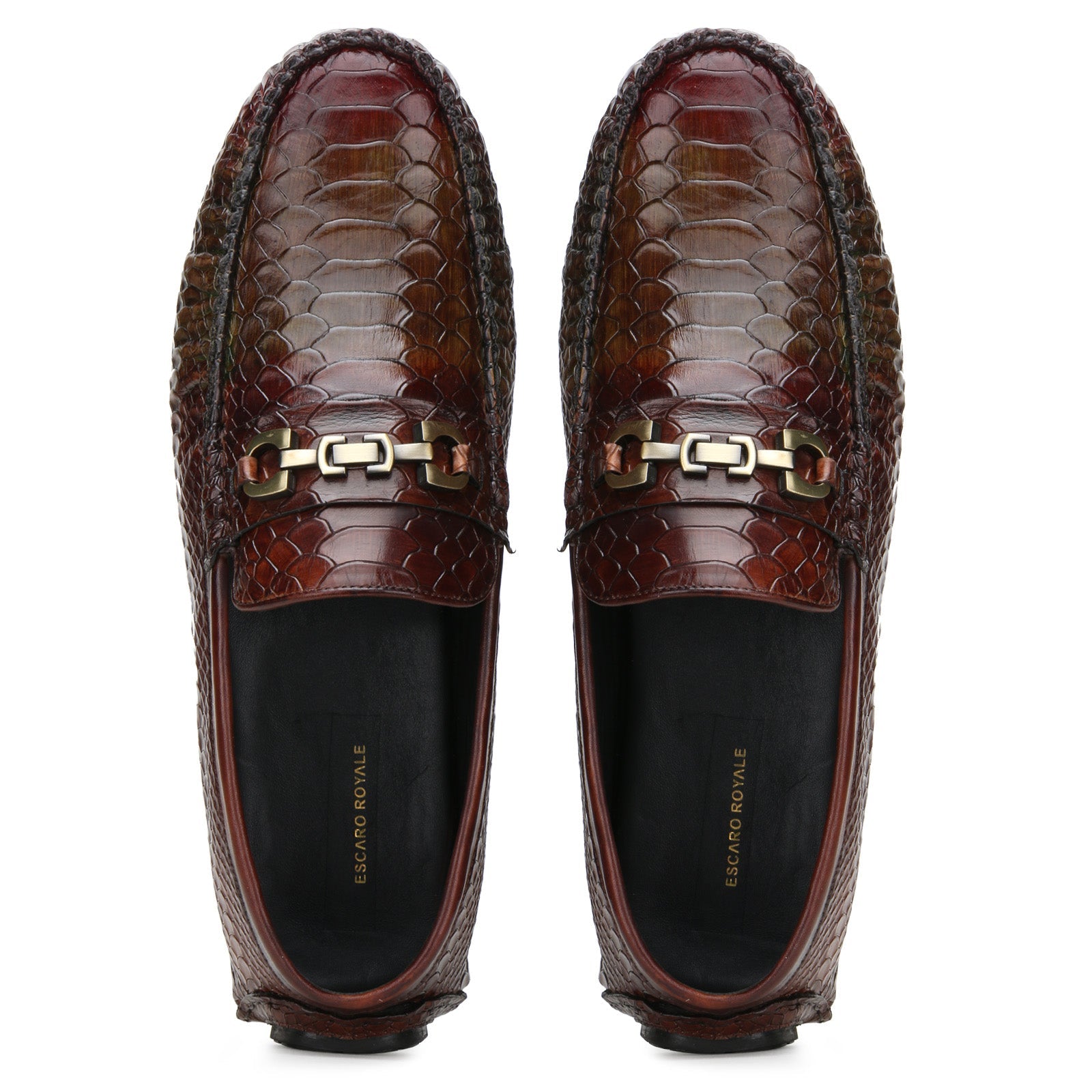 Piton Moccasins In Brown with a hint of Olive