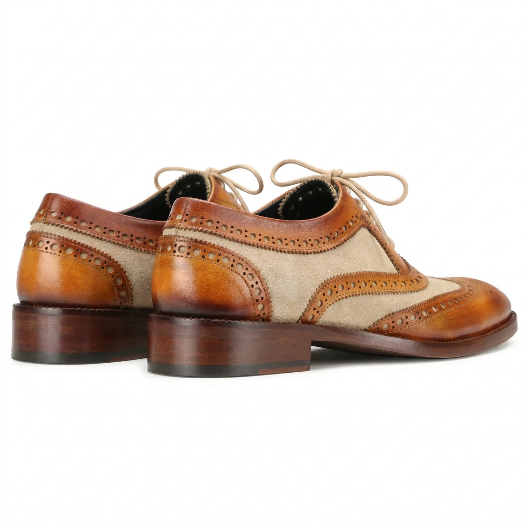 TanBeige Wingtip London Brogues