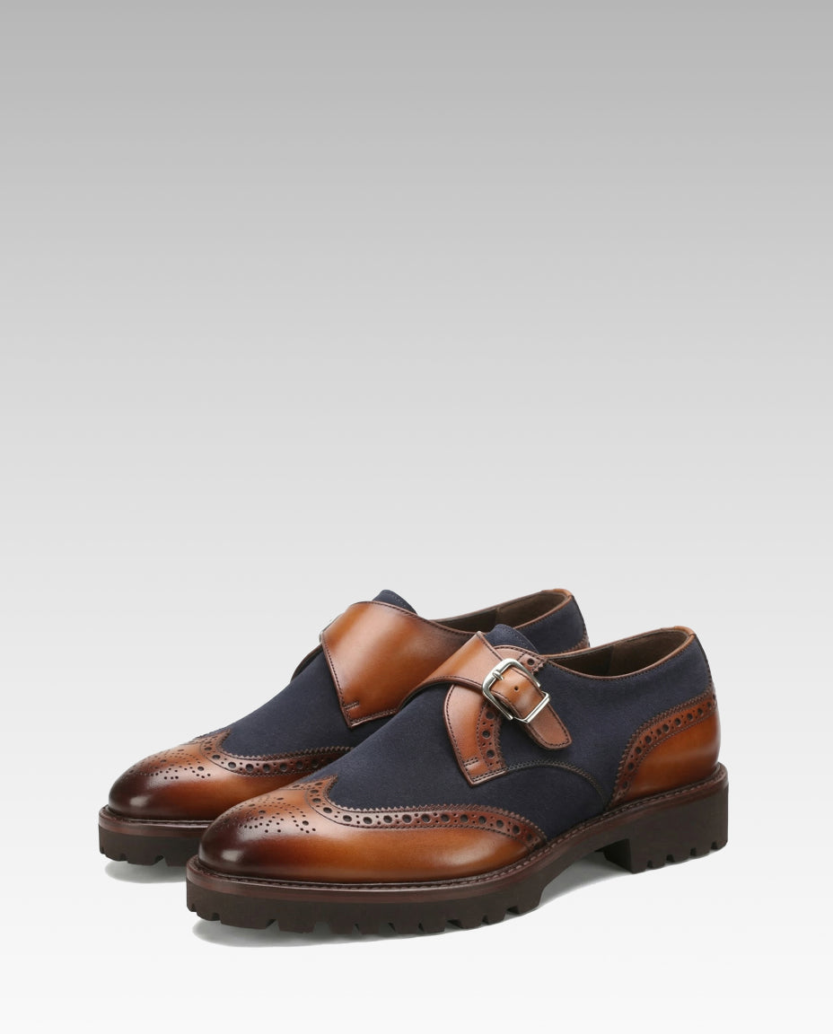Leon Monks in Tan-Blue