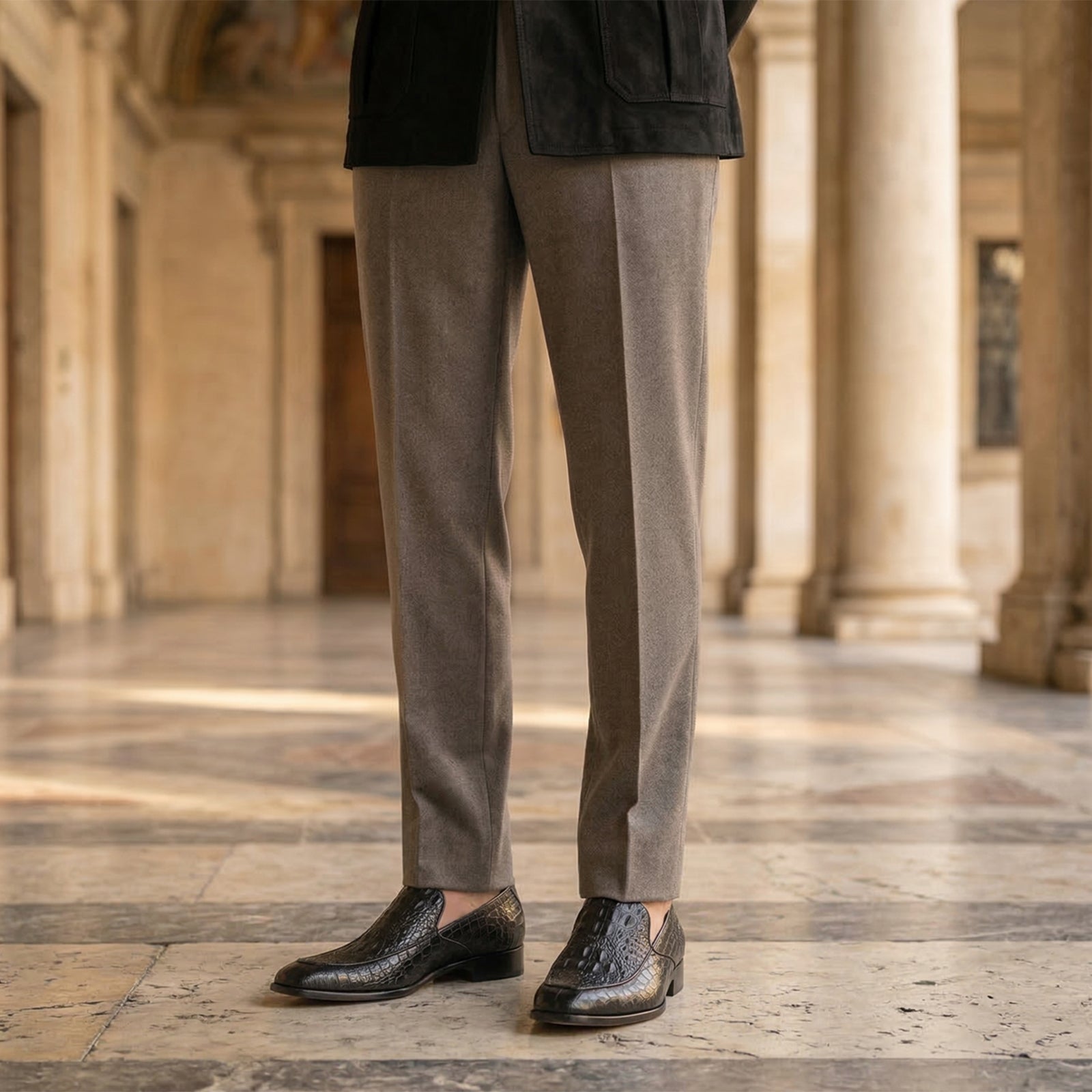 The Georgetown Loafers in Black