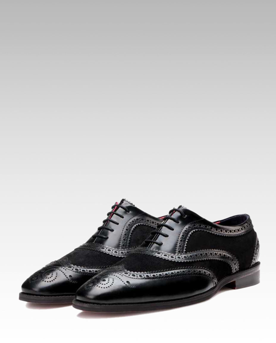 The London Brogues In Black
