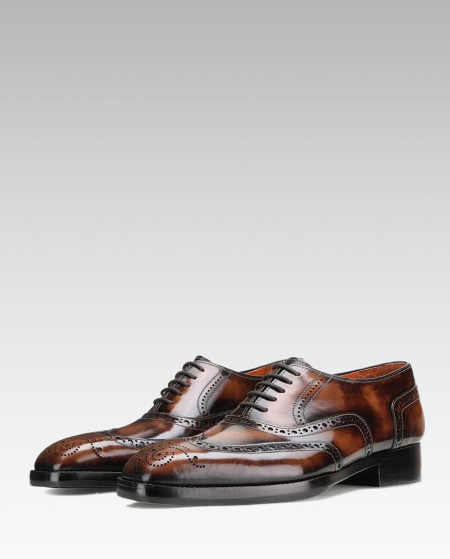 Windsor Oxfords in Chocolate Brown