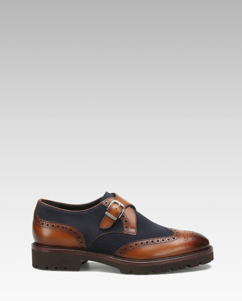 Leon Monks in Tan-Blue