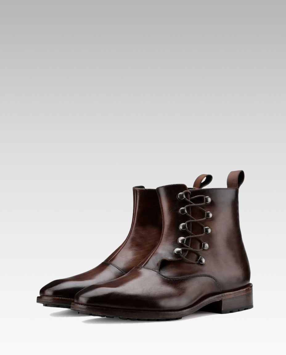 The Francisco Ankle Boot In Brown